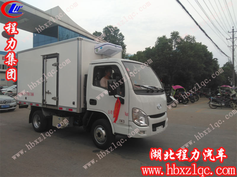 2019/09/04 湖南劉總在湖北程力集團訂購一臺國六躍進冷藏車，單號12654